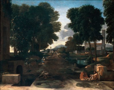 A Roman Road by Nicolas Poussin
